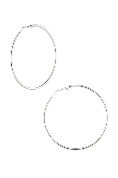 NORA HOOPS SILVER